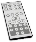 VBL2Z19A164A - Audio/Video: Ford DVD Entertainment System Remote Explorer Edge Escape Flex Mustang OEM NEW for Ford: C-Max, E-350 Super Duty, E-450 Super Duty, Edge, Escape, Expedition, Explorer, F-150, F-250 Super Duty, F-350 Super Duty, F-450 Super Duty, F-550 Super Duty, Fiesta, Flex, Focus, Fusion, Mustang, Taurus, Transit Connect | Lincoln: MKC, MKS, MKT, MKX, MKZ, Navigator Image