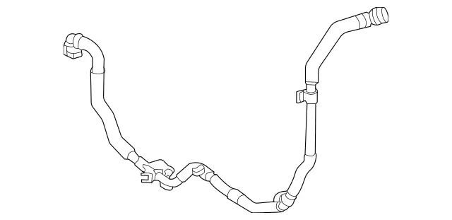 1675005901 - Radiator: Coolant Line for Mercedes-Benz: GLE450, GLS450 Image image