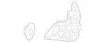 2128853665 - Body: Support Bracket for Mercedes-Benz Image