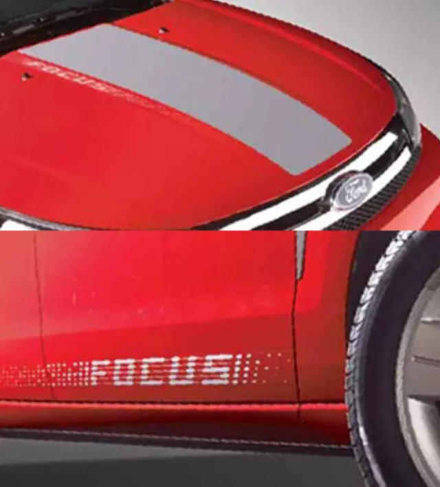 8S4Z5420000AB - Exterior: Sport Stripes - Silver for Ford Image