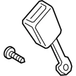 JL1Z7860044EB - Electrical: Inner Buckle for Ford: Expedition | Lincoln: Navigator Image