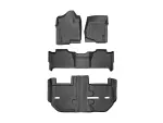 4406612442355 - : Black FloorLiner™ DigitalFit®, Front, 2nd Row &amp; 3rd Row for WeatherTech Image