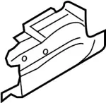 767181BA0A - Body: Extension for INFINITI: EX35, EX37, QX50 Image