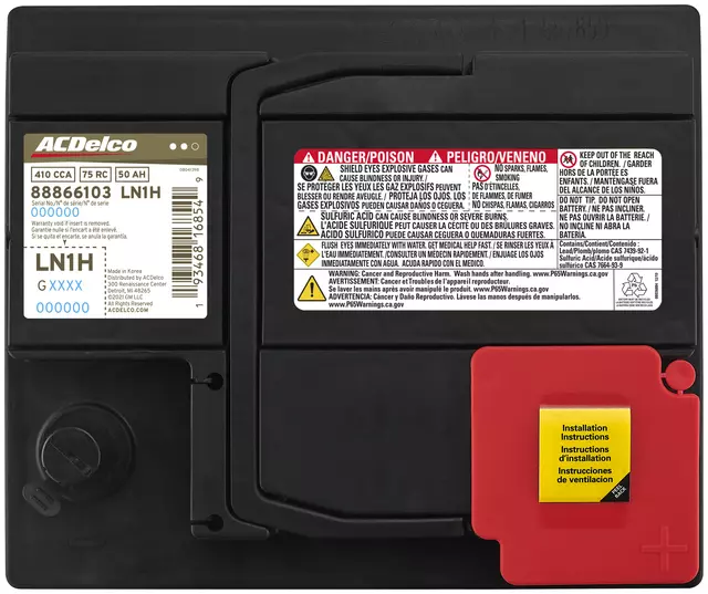 Vehicle Battery - GM (88866103)