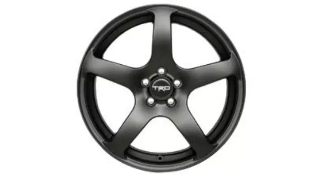 Wheel TRD Cast Aluminum Low Gloss Black 5 Spoke 18x7.5 Inch - Toyota (PTR18-21060)