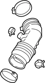 165764GB1B - : Air Inlet Duct for INFINITI: Q50 Image