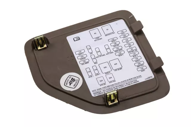 22960869 - : Dune Instrument Panel Fuse Block Access Hole Cover for Cadillac: SRX Image