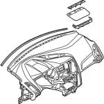 DV6Z5804320GA - Unclassified: Instrument Panel for Ford: Focus Image