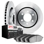 650240127 - : DFC Brake Rotor with 5000 Advanced Brake Pads for DYNAMIC FRICTION Image