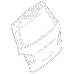 246740010164 - : Lift Gate for Mercedes-Benz Image