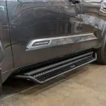 D14439T - : Dominator Xtreme D1 Side Steps with Rocker Panel Mounting Kit for Go Rhino Image