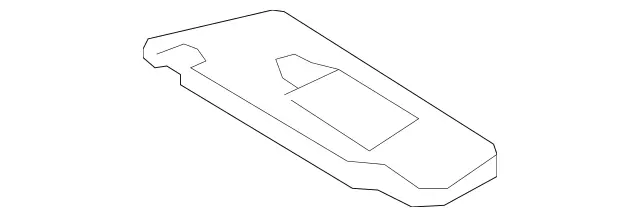 2048104510 - Trim and Lining: Sun Visor for Mercedes-Benz: C250, C300, C350 Image