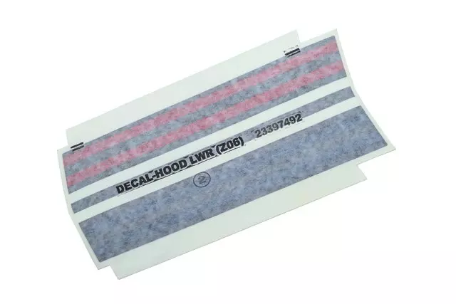 23397492 - : Part# 23397492 Hood Lower Decal for Chevrolet: Corvette Image