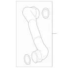 2125011382 - : Hose for Mercedes-Benz Image