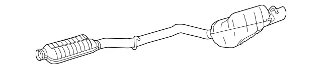 204490056064 - : Exhaust Gas Line for Mercedes-Benz: C250 Image