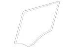 1647350210 - : Glass Pane for Mercedes-Benz: ML320, ML350, ML450, ML500, ML550, ML63 AMG Image