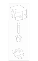 2115401617 - Electrical Equipment and Instruments: Parts Kit, Dist. Sensor for Mercedes-Benz Image