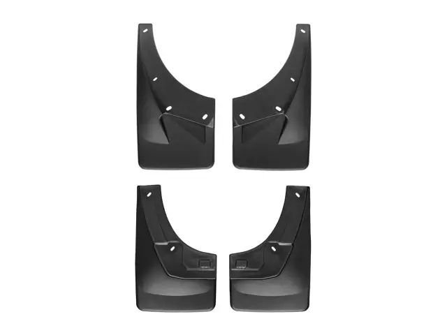 110013120022 - Accessories: Black MudFlap No-Drill DigitalFit® MudFlap Kit for WeatherTech Image