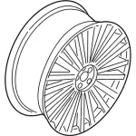 HP5Z1007H - : Wheel, Alloy for Lincoln: MKZ Image