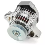 66431 - : 100% NEW, CHROME, 1-WIRE MINI ALTERNATOR, GM 50 AMP. for Proform Image