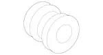 2033260881 - : Rubber Bushing for Mercedes-Benz: C240, C32 AMG, C320, C55 AMG, CLK55 AMG, CLK63 AMG Image