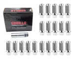 K5ES14150GR - : Small Diam Spline Duplex E-T Lugs 13/16" &amp; 7/8" Key 14mmx1.50 Chrome Set of 20 for Gorilla Automotive Image