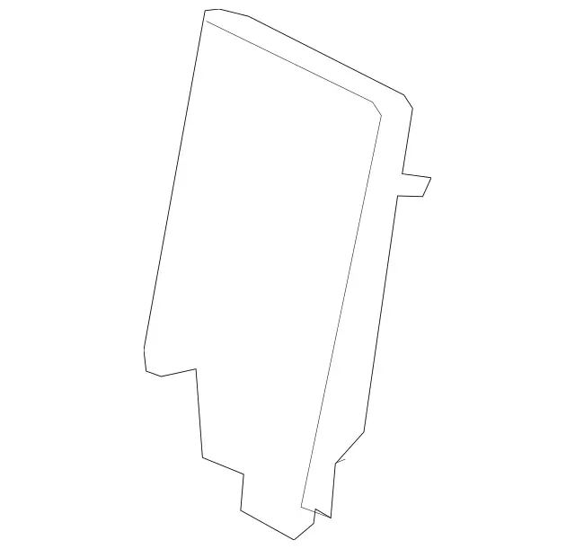 16492427377E94 - Body: Trim Cover for Mercedes-Benz Image