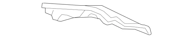 1666208001 - Front-End Assembly, Front Panel: Partition for Mercedes-Benz: GL350, GL450, GL550, GL63 AMG, GLE43 AMG, GLE450 AMG, GLE63 AMG, GLE63 AMG S, GLS350d, GLS450, GLS550, GLS63 AMG, ML63 AMG Image image