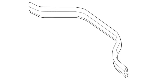 1668870098 - Front-End Assembly, Front Panel: Engine Hood Seal for Mercedes-Benz: GL350, GL450, GL550, GL63 AMG, GLE300d, GLE350, GLE400, GLE43 AMG, GLE450 AMG, GLE550e, GLE63 AMG, GLE63 AMG S, GLS350d, GLS450, GLS550, GLS63 AMG, ML250, ML350, ML400, ML550, ML63 AMG Image image