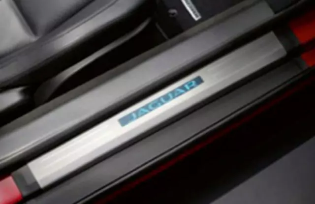 T2R6090 - Exterior: Sill Tread Plates - Illuminated for Jaguar: F-Type Image