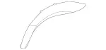 1636903440 - Body: Wheel Flare for Mercedes-Benz Image