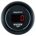 6337 - : GAUGE, WATER TEMP, 2 1/16", 340?F, DIGITAL, BLACK DIAL W/ RED LED for AutoMeter Image