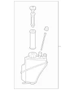 2213200214 - Springs, Suspension and Hydraulics: Oil Reservoir for Mercedes-Benz Image
