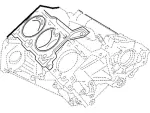 3W4Z6051BA - Engine: Head Gasket for FORD Image