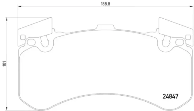 355042951 - : Disc Brake Pad Set for Hella Pagid Image