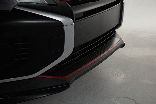 MZ331351 - Exterior: Front Lower Trim - Carbon w/Red for Mitsubishi Image