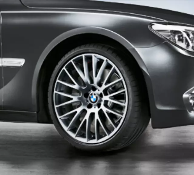 36116787610 - Wheels: Cross Spoke 312 In Ferric Gray - Front for BMW: 535i, 535i xDrive, 550i, 550i xDrive, 740i, 740Li, 740Li xDrive, 750i, 750i xDrive, 750Li, 750Li xDrive, 760Li Image