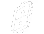 21390596038U25 - Body: Lock Switch for Mercedes-Benz Image