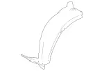 1648802905 - : Fender Liner for Mercedes-Benz Image