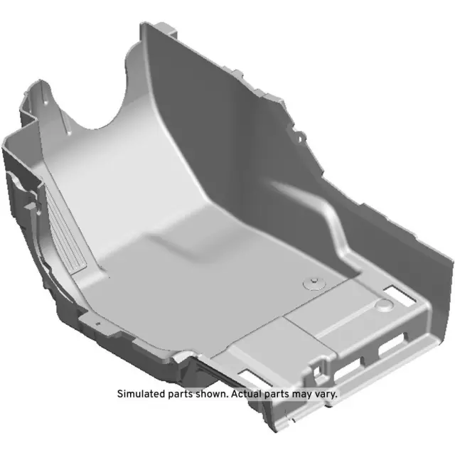 Jet Black Front Driver Side Floor Panel Carpet - GM (26234363)