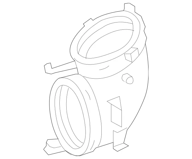 2731400118 - Chassis Sheet Metal/Air Intake: Housing for Mercedes-Benz: CL550, CLK550, CLS550, E550, G550, GL550, SL550 Image image