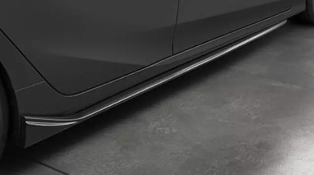 PT93847161RH - Exterior: Aero Side Splitter - Black - Right Side for Toyota: Prius, Prius Prime Image