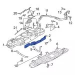 MB3Z9A032B - : Heat Shield for Ford: Bronco Image