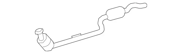 2044900720 - : Exhaust Line for Mercedes-Benz: C300 Image