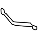 AE5Z14324A - Electrical: Body Electrical Ground Strap for Ford: Fusion | Lincoln: MKZ | Mercury: Milan Image