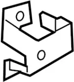 924574GA1A - Cooling System: Coolant Hose Bracket for Infiniti Image