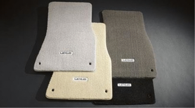 PT2064821103 - Interior: Carpet Floor Mats - Black with Blue trim for Lexus Image