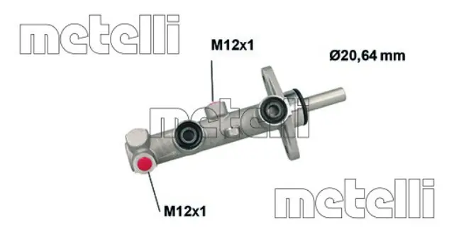 51124 - Brakes &amp; Brake Parts: Metelli Brake Master Cylinder for METELLI Image