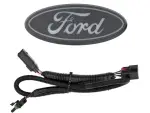 VRL2Z8213A - Exterior: Lighted Front Grille Ford Oval for Ford: Explorer Image