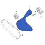 L1MZ8620G - : Serpentine Belt for Ford Image